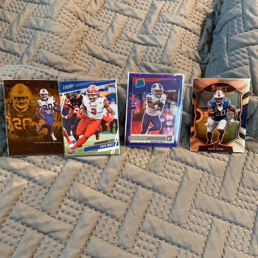 Zack moss rookie card lot